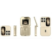 Flip Mini Mobile Phone، Mini Flip Mobile Phone، Foldable Flip Mobile Phone، Small Screen Display Light Camera، Small Display Foldable Cell Phone