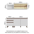 thumbnail image 3 of Cocina Integral Completa Modular Madesa Reims 180cm Blanco 3, 3 of 10