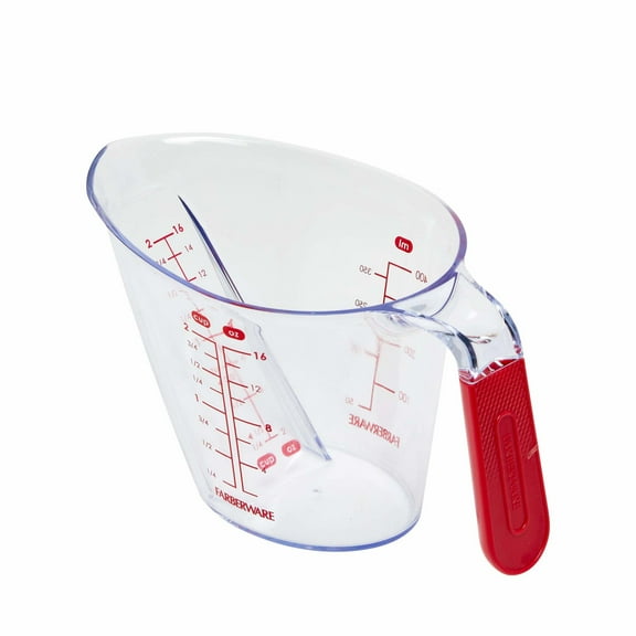 Farberware Pro Angled Measuring Cup, 2, Red