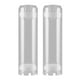 thumbnail image 1 of 2X Cartucho Transparente Vacío Reutilizable de 10 Pulgadas Carcasa de Filtro de Agua Varios Medios Recargables, 1 of 8