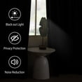 thumbnail image 6 of NICETOWN Velvet Blackout Curtains 84 inches Long for Bedroom, Thermal Curtains Solid Heavy Drapes/Window Treatments, Black, 42"x84", Set of 2, 6 of 8