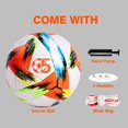thumbnail image 3 of Balón de fútbol Cellook tamaño 5 con bomba y bolsa de malla, 3 of 7