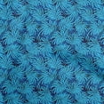 thumbnail image 1 of oneOone Tissu Popeline de Coton Bleu Feuilles Matériel de Robe Tissu Imprimé Tissu au Mètre 56 Pouces de Large, 1 of 4