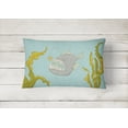 thumbnail image 2 of Carolines Treasures BB8541PW1216 Frog Fish Canvas Fabric Decorative Pillow, 2 of 3