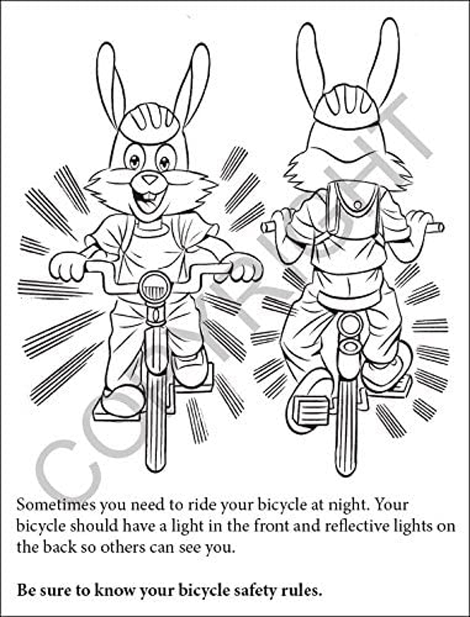 25 Pack - Traffic Safety Awareness Kid's Coloring & Activity Books
