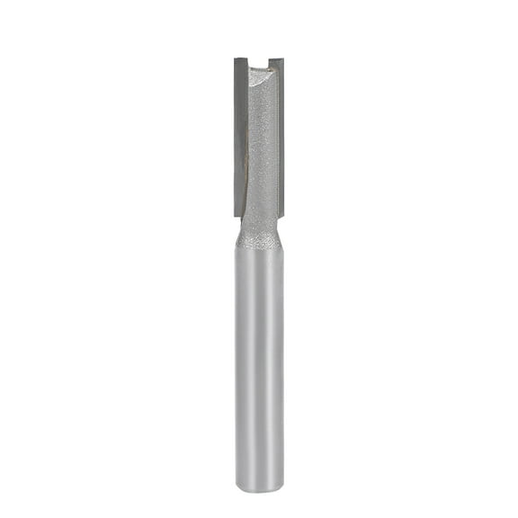 Router Bit 1/4 Shank 1/4" Cutting Diameter 2 Straight Flutes Carbide for Woodworking Carpentry Milling Cutter Tool