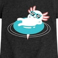 thumbnail image 3 of Instant Message - Axolotl Pool Floatie - Toddler & Youth Girls Short Sleeve Graphic T-Shirt, 3 of 6