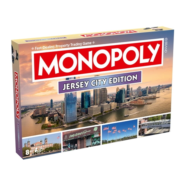 Juego de mesa Monopoly Jersey City NJ Edition para 2-6 jugadores