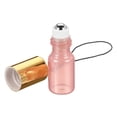 thumbnail image 1 of Unique Bargains 3mL Bouteilles à Rouleaux, 2 Boules de Rouleau d'Huile Essentielle de Verre de Pack avec des Récipients Rechargeables de Couvercle Doré, Rose, 1 of 5