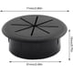 thumbnail image 2 of 4 Pieces Plastic Desk Grommet, Desk Grommet, Round Cable Gland Hole, Plastic Cable Grommet, 60mm Flexible Abs Grommet Compatible With Home, Office, St, 2 of 5