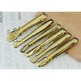thumbnail image 7 of Mini Serving Tongs Set 6-Inch Appetizers Tongs Stainless Steel Small Sugar Cube Tongs Ice Tongs, Set of 6, 7 of 7