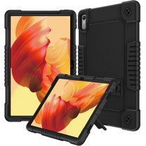 SOATUTO For Lenovo Tab P11 11.5 Gen 2 2023 (TB-350FU/TB-350XU) Case, Rugged Heavy Duty Shockproof Cover with Hand Strap Shoulder Strap for 11.5 inch Lenovo Tab P11 2nd Generation - Black Black