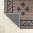 thumbnail image 6 of JONATHAN Y WASHABLE 3 x 5 Area Rug, Korsa Geometric Medallion - Red/Dark Gray, WSH118A-3, 6 of 9