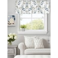 thumbnail image 3 of Curtain Valance for Windows,Farmhouse Watercolor Eucalyptus Leaves Kitchen Valances Rod Pocket Short Curtains,Blue Green Plants Window Treatment Panel for Bedroom Bathroom 42x12in, 3 of 9