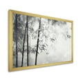 thumbnail image 4 of Designart "Wild Bamboo In Black And White III" Bamboo Picture Framed Canvas Art Print, 4 of 5