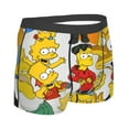 thumbnail image 3 of Simpsons Men's Breathable Boxer Briefs Soft Stretch Moisture-Wicking Underwear Medium, 3 of 9