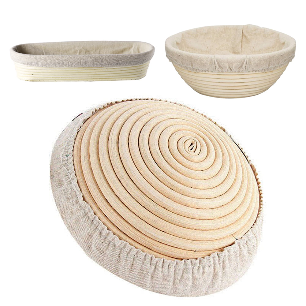 2 Packs 9 Inch Bread Proofing Basket-Baking Dough Bowl Gifts for Bakers Pr W0X6 