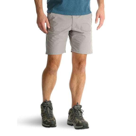 Wrangler Men's Outdoor Back Elastic Flat Front Shorts