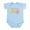 Sky Blue, variant on CafePress - February 29Th Retro Infant Bodysuit - Baby Light Bodysuit, Size Newborn - 24 Months