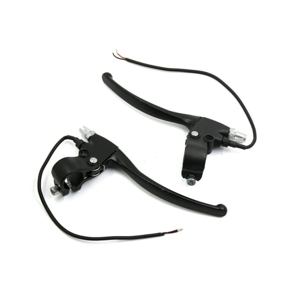 Unique Bargains 2PCS 7/8inch Dia Black Aluminum Alloy Motorcycle Handlebar Brake Clutch Levers