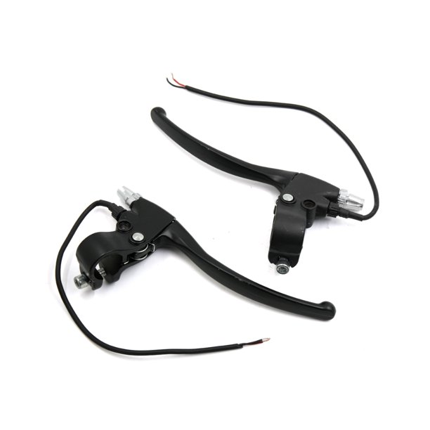 2pcs Aleación Negro Manetas del Embrague del Freno para Scooter Moto 7/8" 22mm Manillar