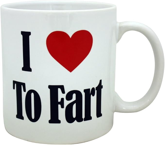 Island Dogs I Love to Fart Giant Mug