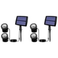 thumbnail image 1 of 2X Solar Pond Spotlights, LED Solar Underwater Lights with Dual Waterproof Submarine Landscape Spotlight Lighting B, 1 of 6
