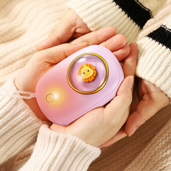 Chauffe-mains Portable Rechargeable Type-C avec Thermostat à Deux Vitesses, Chauffage Réglable pour Chaleur Personnelle