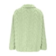 thumbnail image 6 of Wensltd Women's Plush Long Sleeve Zip Up Jacket with Pocket Outdoor Activities Cozy Style Trendy Thick Jacket, 6 of 9