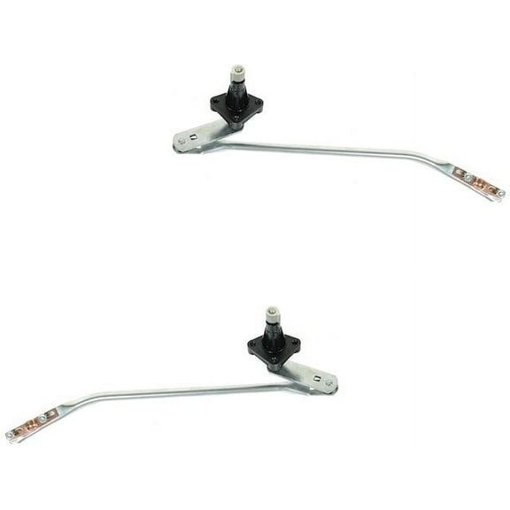 Windshield Wiper Transmission Frame Set 2 Piece Set - Compatible with 1988 - 2000 GMC K2500 1989 1990 1991 1992 1993 1994 1995 1996 1997 1998 1999