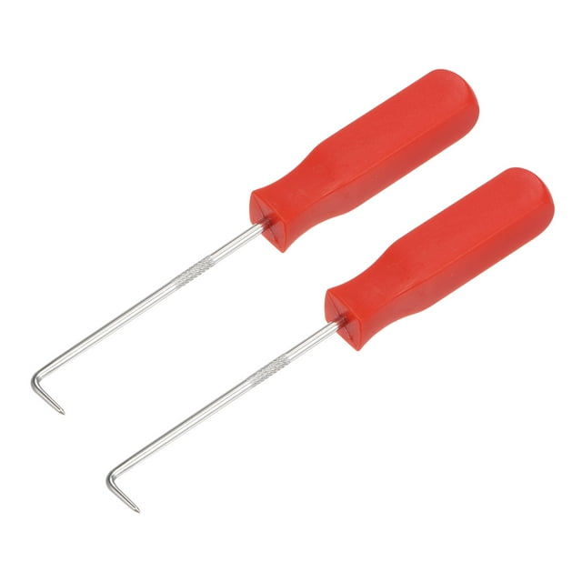 Uxcell gancho de 90 grados 5.51" herramienta de extracción para sellos de aceite/o-rings, juntas, manguera 2Pack