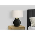 thumbnail image 6 of Lighting Fixtures Lighting, 25"h, Table Lamp, Black Concrete, Ivory / Cream Shade, Contemporary,Table Lamps, 6 of 7