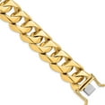 thumbnail image 1 of 14K Yellow Gold 19mm Hand-Polished Traditional Link Chain (24 X 19) Made In Peru lk123-24, 1 of 4