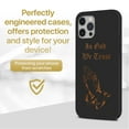 thumbnail image 2 of Case Yard Wooden Case for iPhone-12-Pro-Max Soft TPU Silicone cover Slim Fit Shockproof Wood Protective Phone Cover for Girls Boys Men and Women Supports Wireless Charging In God We Trust Design, 2 of 7
