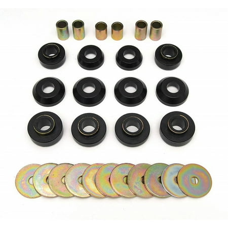 Camaro Convertible Parts - Eckler's Premier Products 33147675 Camaro Subframe Bushing Kit Polyurethane Convertible With Hardware