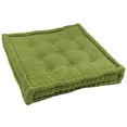 thumbnail image 2 of 25-inch Square Corder Floor Pillow with Button Tufts, 2 of 2