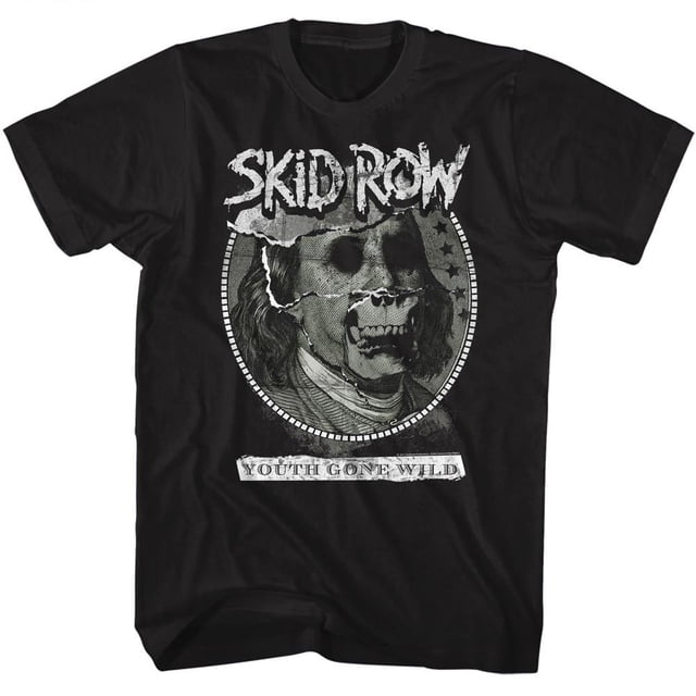 Skid Row Musique Dead Benji T-Shirt à Manches Courtes pour Adulte