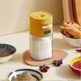 thumbnail image 3 of 2025 180ml Glass Salt Shaker with Press-Type Control, Sealed Seasoning Jar for Kitchen Use, Easy to Clean B, 3 of 5