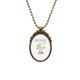 thumbnail image 1 of Planta natural soloisland pintura Antique Brass vintage collar colgante llavero Unbranded M, 1 of 3