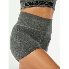 Love & Sports Women's Seamless Bike Shorts, 3” Inseam