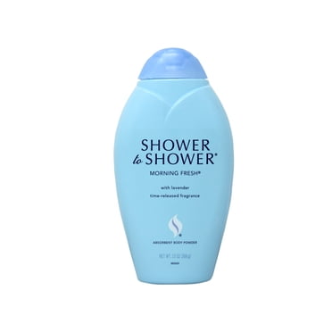 Shower to Shower Absorbent Body Powder, Lavender Scented Morning Fresh ...