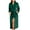 Green, variant on Long Flannel Sleepwear for Women Shawl Collar Bathrobe,Womens Classic Warp Open Front Plush Soft Robe,Thicker Warm Fleece Bath Robes Comfy Loungewear with Waist Belt Pocket,Navy,Small