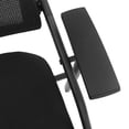 thumbnail image 3 of Folding Office Reception Guest Chair Set of 2, Mesh Net Reception Chair for Waiting Conference Room Blak, 3 of 11