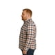 thumbnail image 3 of Big Kong Camisa Tallas Grandes Hombre Cuadros Rosa Café Oversize Manga Larga, 3 of 5