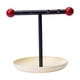 thumbnail image 1 of Organizador de joyas, soporte para joyería, organizador colgante, bandeja de entrada para joyería, plato, llavero para anillos, pulseras, dormitorio Bandeja Blanca Varilla Negra, 1 of 9