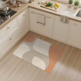 thumbnail image 2 of ODIKA 3'x5' Warm Earth Tones Minimal Abstraction Washable Accent Rug Contemporary Geometric Design Elegance Pet Friendly, Non-Shedding Mat for Bedside, Nursery Room, 2 of 6