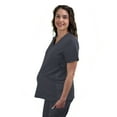 thumbnail image 2 of Green Town Scrubs for Women - Maternity V-Neck Scrub Top, 2 Pockets, Lightweight, Stretch Fabric, Easy Care, 2 of 7