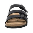 thumbnail image 5 of Cushionaire Lela Cork Footbed Sandal for Women - Triple Band Slide Sandal with Genuine Suede Insoles and +Comfort, 5 of 6