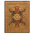 thumbnail image 1 of EORC AF10BK5X8 5 x 8 ft. Hand Tufted Wool Polonaise Transitional Polonaise Rug, Black - Rectangle, 1 of 1
