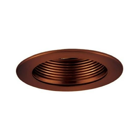 

Jesco Lighting TM401STST 4 in. Low Voltage Adjustable Step Baffle Trim- Satin Chrome